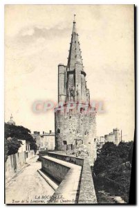 Old Postcard La Rochelle Lantern Tower