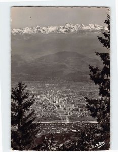 Postcard Grenoble vu de St-Nizier du Moucherotte, Grenoble, France