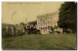 Postcard Old Boissy St Leger Chateau Fountain