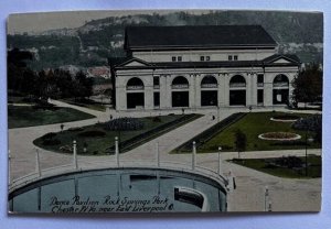 Vintage Postcard Dance Pavilion Rock Springs Park Chester, West Virginia K6