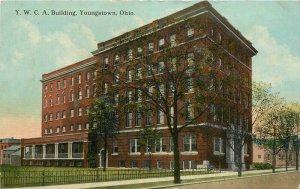 C-1910 Youngstown Ohio YMCA Building Hamm Teich Postcard 22-11717