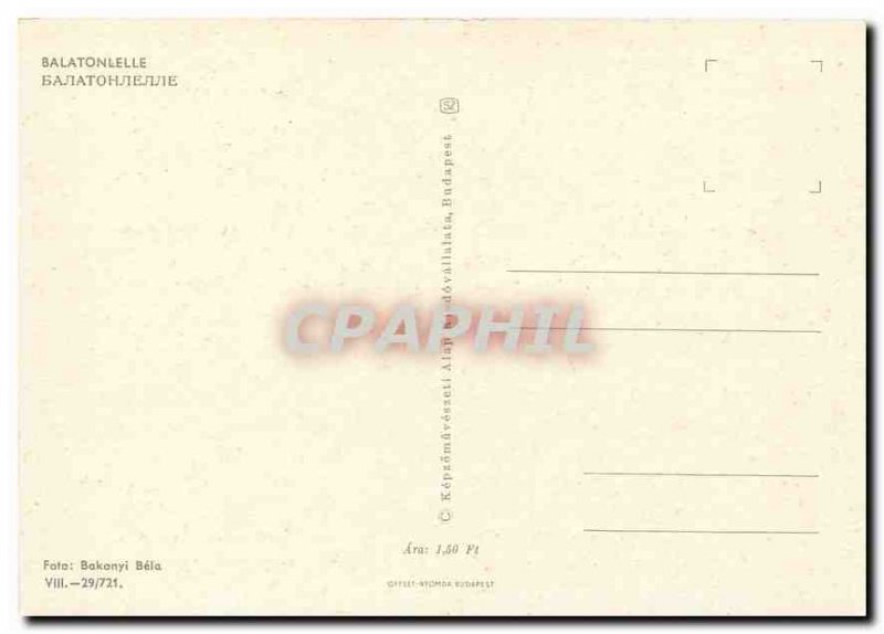 Postcard Modern Balatonlelle