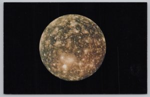 Jovian Satellite~Callisto~Picture Captured By Voyager 2 In 1979~NASA~Vintage PC