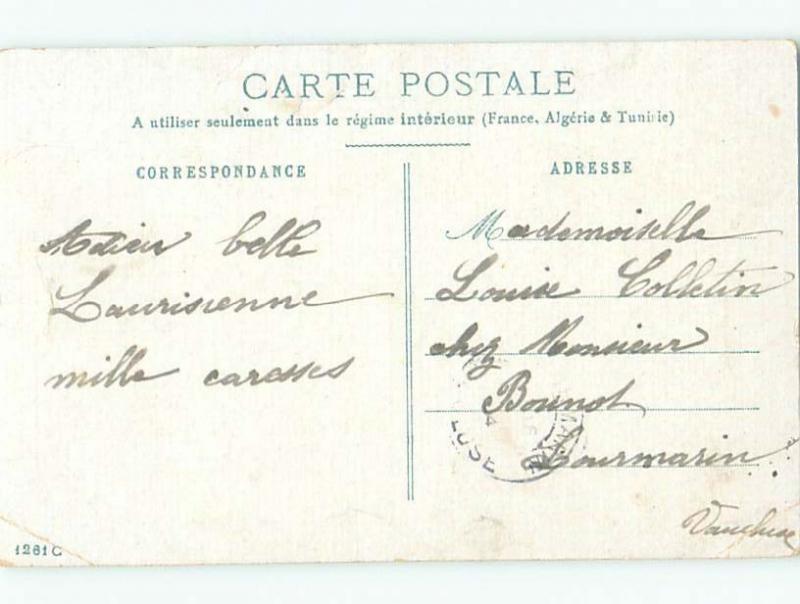 foreign c1910 Postcard ROMANTIC COUPLE IN OLD-FASHIONED CLOTHING AC3402