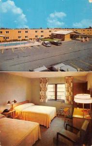 North Ridgeville Ohio Manor Motel Multiview Vintage Postcard K58518