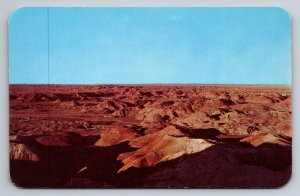 Sunset On The Painted Desert Of Arizona From Highway 66 Vintage Unposted