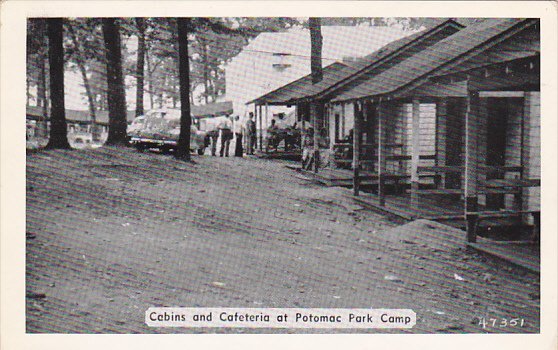 West Virginia Falling Waters Cabins and Cafeteria At Potomac Park Camp Dexter...