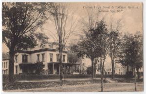 Corner, High St & Ballston Ave. Ballston Spa NY