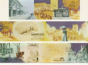 Dorchester Dorset Post Office Mural Election Poll History Postcard