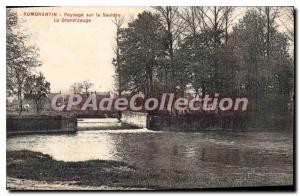 Old Postcard Romorantin Landscape Of The Grand Sauldre Gauge