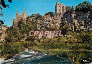 'Postcard Modern Angles sur l''Anglin (Vienna) Arts and Colors Ruins of Chate...