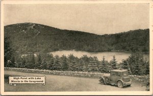 High Point NJ, Overlooking Lake Marcia Vintage Postcard O79