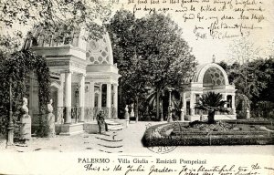 Italy - Palermo. Villa Giulia, Gardens