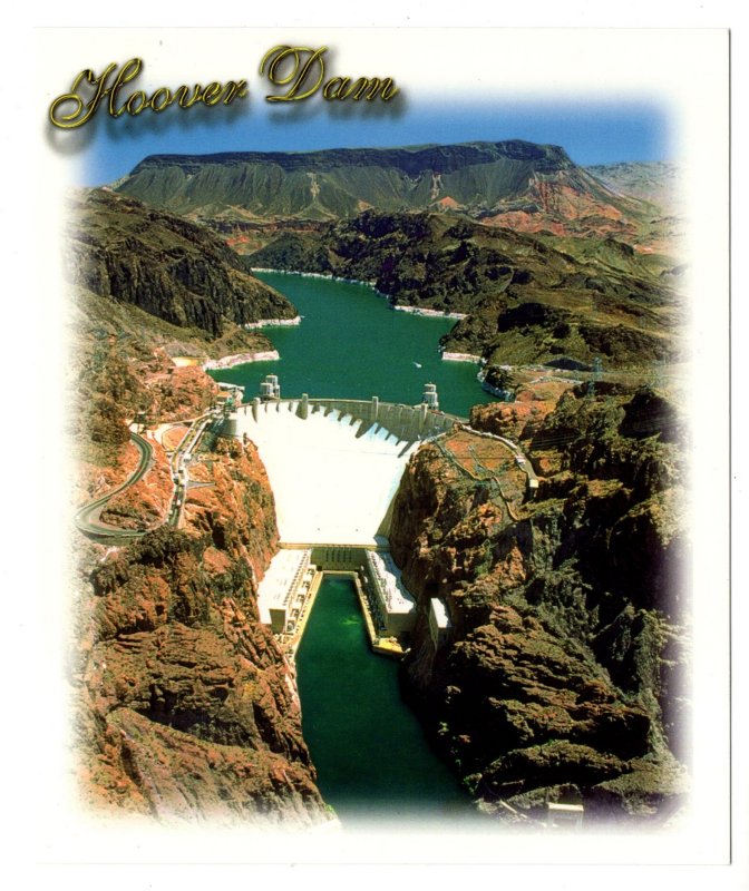 5 X 6 inch,  Hoover Dam, Colorado River, Nevada, William Carr