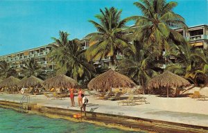 Montego Bay, Jamaica  MONTEGO BEACH HOTEL  Caribbean Resort  ROADSIDE  Postcard