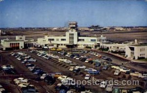 Lockheed Air Terminal, Burbank, CA USA Airport 1954 light wear postal used 1954