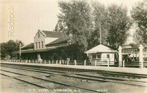 ND, Bismark, North Dakota, Railroad Depot, No. 90263, RPPC