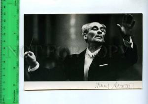 242476 Czechoslovakia Karel Ancherl conductor facsimile old photo postcard