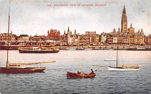 Panoramic View Antwerp Belgium Unused 