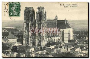 Postcard Toul Old Cathedral