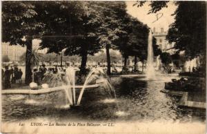CPA LYON - Le Bassin de la Place Bellecour (427296)