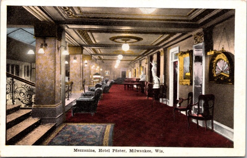 Postcard Mezzanine at Hotel Pfister in Milwaukee, Wisconsin