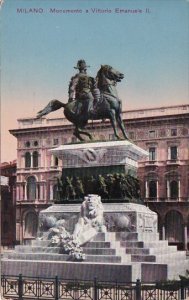 Italy MIlano Monumento a Vittorio Emanuele II