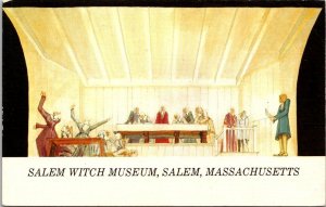 Massachusetts Salem Witch Museum  Rebecca Nurse Trial Scene