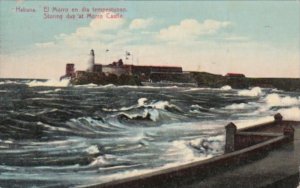 Cuba Havana Stormy Day At Morro Castle 1923