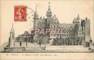 Old Postcard Vizille - The Chateau in the eighteenth century