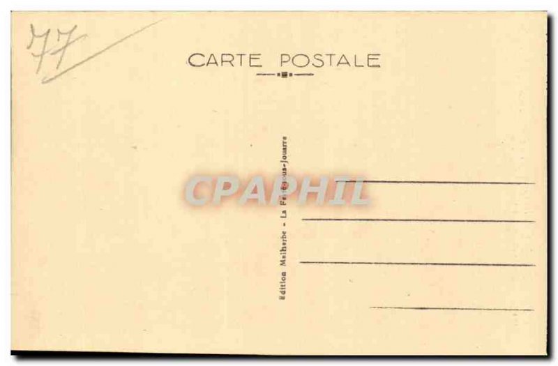 Old Postcard La Ferte sous Jouarre City Hotel