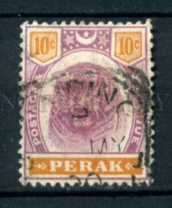 509646 Malaysia state 1895 year Perak Tiger stamp