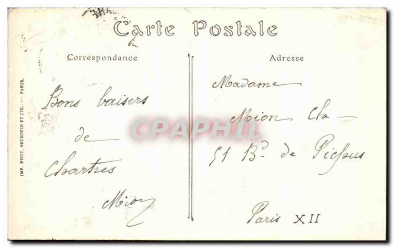 Postcard Old Chartres Cathedrale L & # 39Assomption by Briden