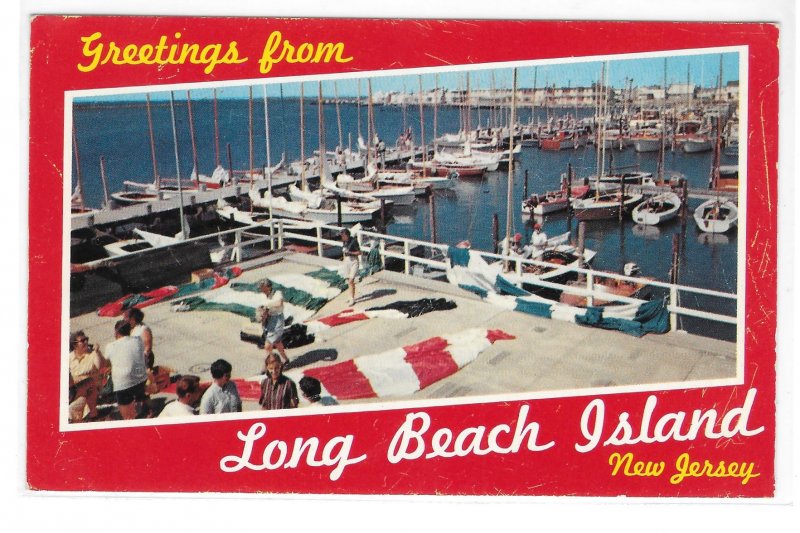 Greetings from Long Beach Island NJ Little Egg Harbor Yacht Club Beach Haven