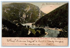 1905 South From Winona Cliff Delaware Water Gap Pennsylvania PA Vintage Postcard 