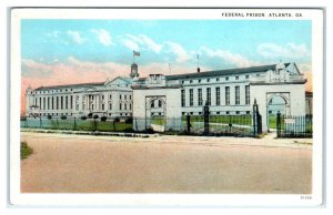 ATLANTA, GA Georgia ~ FEDERAL PRISON c1920s Fulton County Postcard