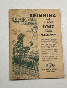 Vintage Fishing Spinning With Du Pont Tine Nylon Monofilament