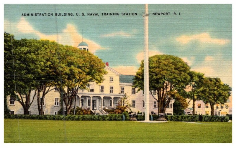 Rhode Island  Newport US Naval Training Station , Administration Building