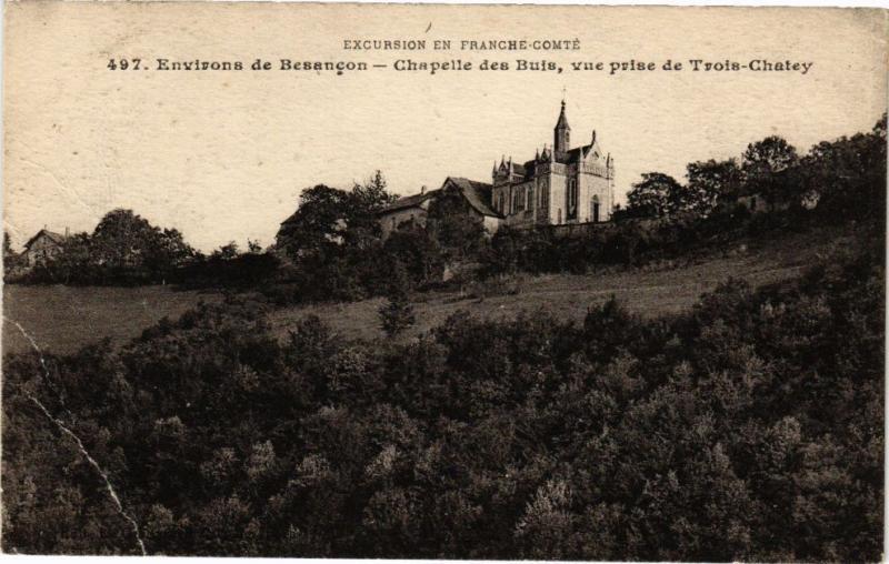 CPA Environs de BESANCON - Chapelle des Buis vue prise de Trois-Chatey (182932)