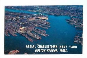 LP63 Boston, Massachusetts, MA, Postcard, Aerial View, 