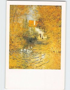 Postcard The Duck Pond By Claude Monet, Clark Art Institute, Williamstown, MA