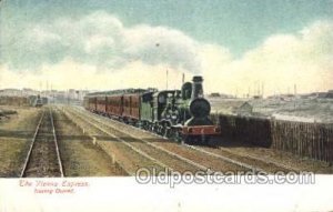 The Vienna Express leaving Ostend,Train Locomotive  Steam Engine Unused close...