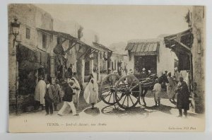 Tunisia Street or Market Scene Postcard T6