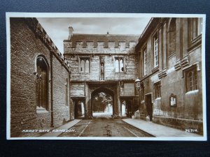 Oxfordshire ABINGDON Abbey Gate - Old RP Postcard by Valentine 36314