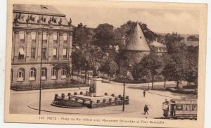 BF16441 metz place du roi albert avec monument derpulede france front/back image