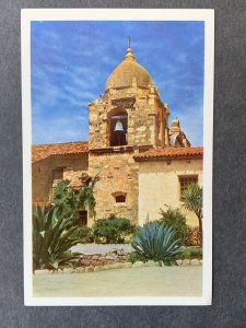 Bell Tower Carmel Mission CA Chrome Postcard H1168083411