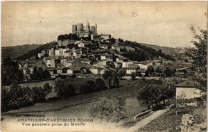 CPA CHATILLON-d'AZERGUES vue générale prise du Moulin (462572)