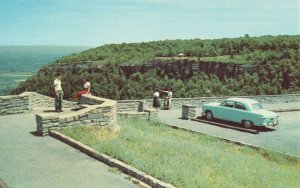 View of Cliffs at Thacher Park - Albany, New York Postcard