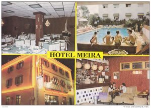 COSTA VERDE, Portugal, 1950-1970´s; Hotel Meira, Swimming Pool, Dining Room