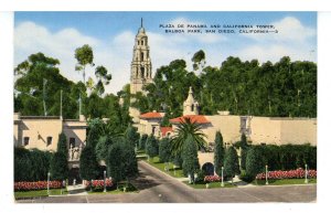 CA - San Diego. Balboa Park, Plaza de Panama & California Tower